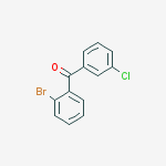 Structure of 2-BROMO-3-CHLOROBENZOPHENONE
