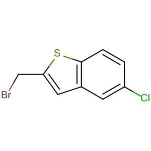 Benzo[b]thiophene, 2-(bromomethyl)-5-chloro-结构式