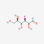 Structure of 3-DEOXY-3-FLUORO-D-ALLOSE