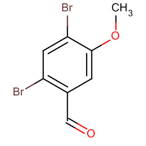 Structure of Benzaldehyde, 2,4-dibromo-5-methoxy-