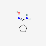 Structure of N-HYDROXYCYCLOPENTANECARBOXIMIDAMIDE