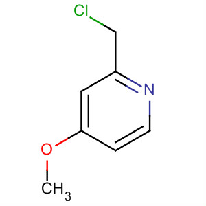 Structure of pyridine, 2-(chloromethyl)-4-methoxy-