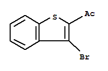 Structure of 2-ACETYL-3-BROMO-BENZO[B]THIOPHENE
