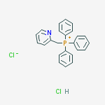 Structure of TRIPHENYL(2-PYRIDYLMETHYL)PHOSPHONIUM CHLORIDE HYDROCHLORIDE