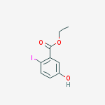 Structure of Ethyl 5-hydroxy-2-iodobenzoate