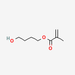 Structure of 4-HYDROXYBUTYL METHACRYLATE