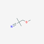 Structure of 3-METHOXY-2,2-DIMETHYLPROPANENITRILE