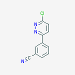 Structure of 3-(6-chloropyridazin-3-yl)benzonitrile