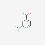 BENZENEMETHANOL, ALPHA-METHYL-3-(1-METHYLETHYL)-结构式