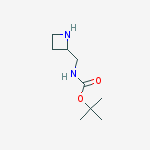Structure of (AZETIDIN-2-YLMETHYL)-CARBAMIC ACID TERT-BUTYL ESTER