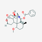 Structure of Heteratisan-14-one, 6-(benzoyloxy)-20-ethyl-8-hydroxy-1-methoxy-4-meth yl-, (1alpha,6beta)-