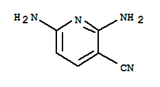 Structure of 3-Pyridinecarbonitrile,2,6-diamino-