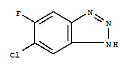 Structure of 6-CHLORO-5-FLUOROBENZOTRIAZOLE