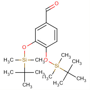 Structure of Benzaldehyde, 3,4-bis[[(1,1-dimethylethyl)dimethylsilyl]oxy]-