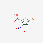Structure of Methyl 5-broMo-3-nitrothiophene-2-carboxylate