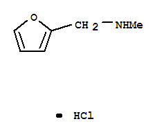 FURAN-2-YLMETHYL-METHYLAMINE HYDROCHLORIDE结构式