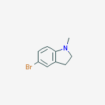 Structure of 5-Bromo-1-methylindoline