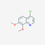 Structure of 4-CHLORO-7,8-DIMETHOXYQUINOLINE