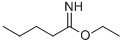 Structure of ETHYL PENTANIMIDATE