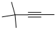 Structure of 4,4-Dimethyl-2-pentyne