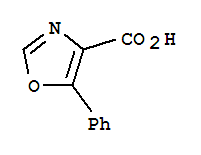 Structure of 5-Phenyl-1,3-oxazole-4-carboxylic acid