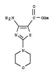 Structure of METHYL 4-AMINO-2-MORPHOLINO-1,3-THIAZOLE-5-CARBOXYLATE