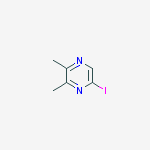 Structure of 5-iodo-2,3-dimethylPyrazine