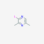 Structure of 2-iodo-3,5-dimethylPyrazine