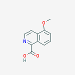 5-methoxyisoquinoline-1-carboxylic Acid结构式