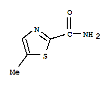Structure of 2-THIAZOLECARBOXAMIDE,5-METHYL-