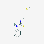 Structure of 1-(3-(methylthio)propyl)-3-phenylthiourea