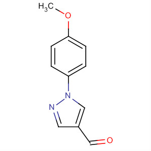 Structure of 1-p-methoxyphenylpyrazole-4-carboxaldehyde