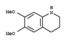 Structure of 6,7-dimethoxy-1,2,3,4-tetrahydroquinoline